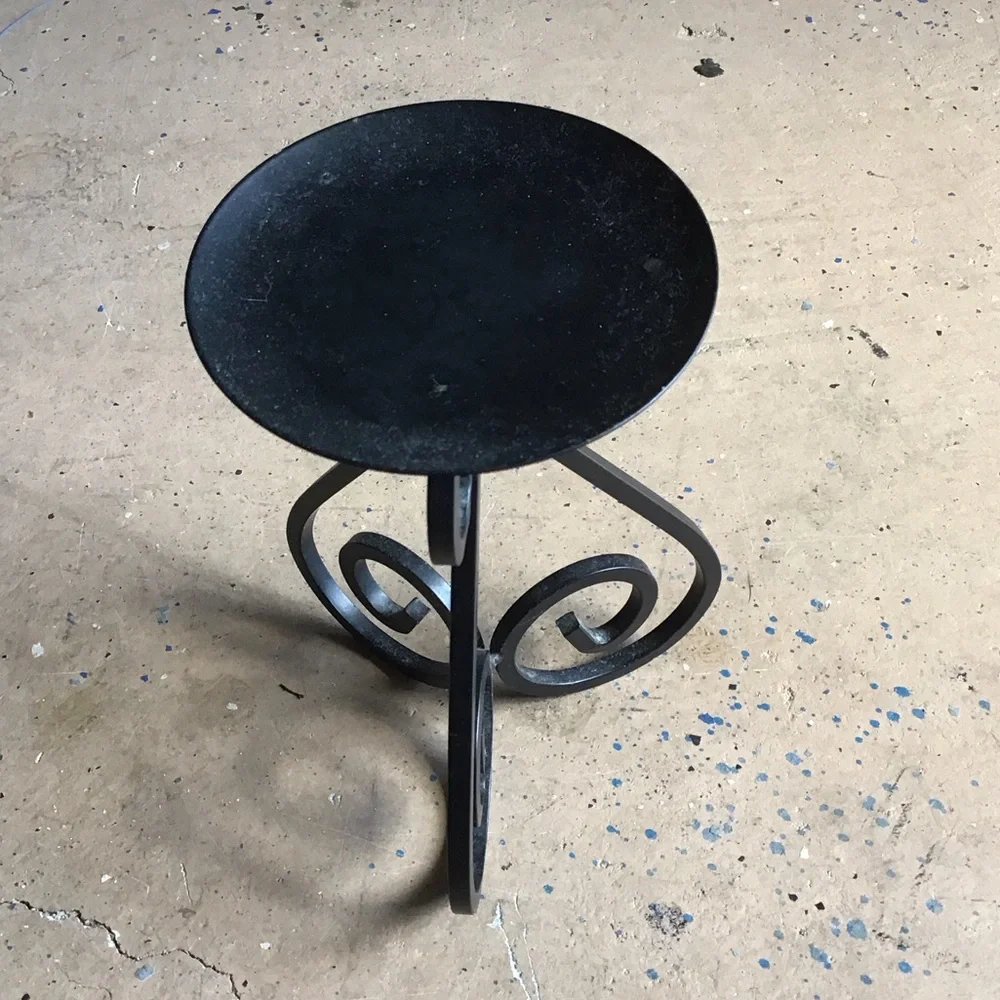 Elegant Metal Candle Holder
